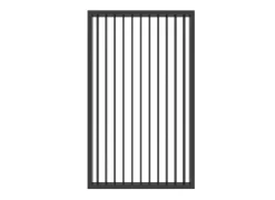 Claustra vertical côté 3 m pour pergola adossée