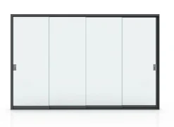 Cloison vitrée côté 4M pour pergola Summer