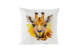 Coussin décor Animaux imprimés 45 x 45 cm