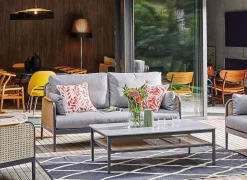 Ensemble détente Raphia (2 fauteuils + 1 canapé 2 places)