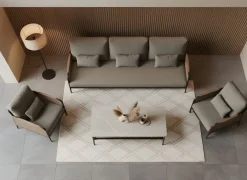 Ensemble détente Raphia (2 fauteuils + 1 canapé 3 places)