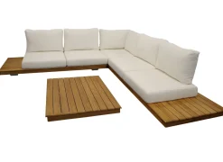 Ensemble salon d'angle Newcastle (Méridiennes D/G + angle + table basse)