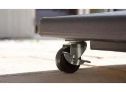 Option roues pour pieds béton 50, 70 et 90 kg
