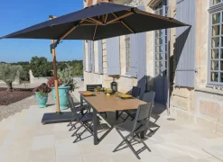 Parasol déporté LB 3 x 3 m