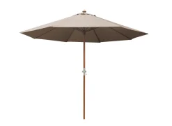 Parasol droit bois Manivelle Ø 300 cm
