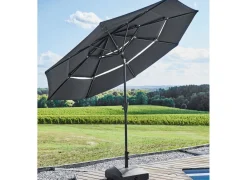 Parasol droit ø 300 cm US Strates