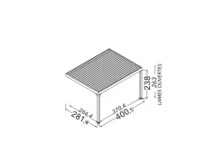 Pergola adossée Zéphir 3x4 m manuelle