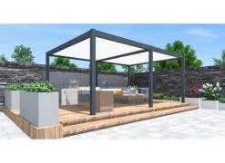 Pergola autoportée Zéphir 6x4 m motorisée