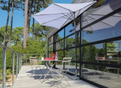 Pied béton pour demi parasol
