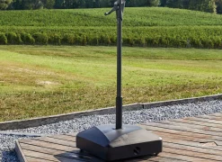 Pied à remplir pour parasol droit