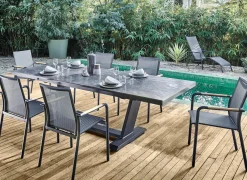 Table Amber 180/240 cm, plateau Kedra®