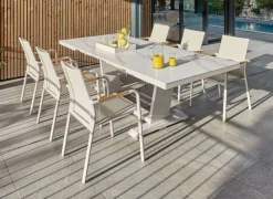 Table Amber 180/240 cm, plateau Kedra®