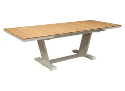 Table Amber 180/240 cm, plateau à lames teck FSC®