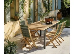 Table Balito 160/220cm, plateau Acacia FSC®