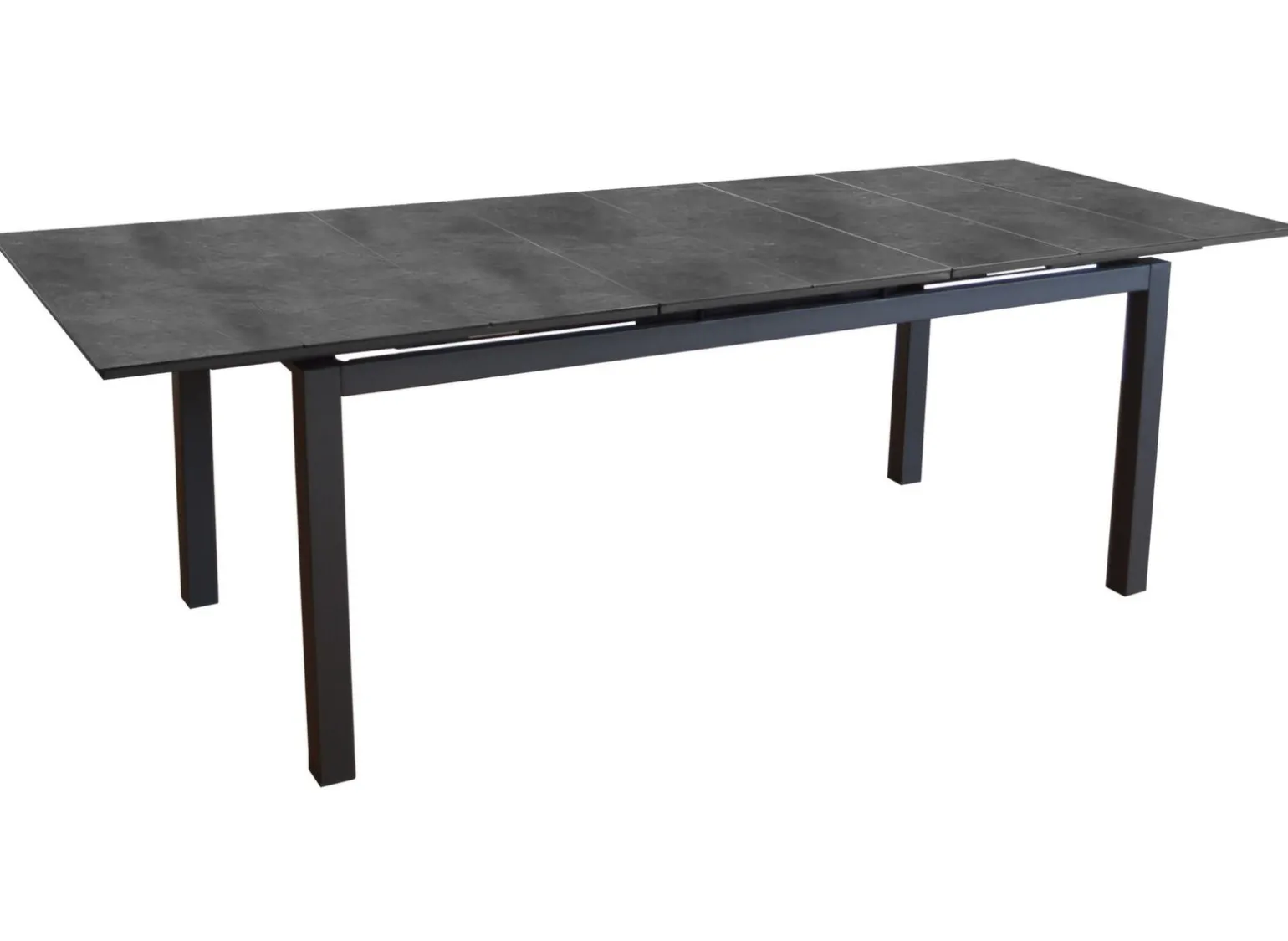 Table Hivaoa 180/240cm, plateau à lames HPL