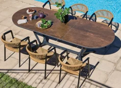 Table ovale Vita 200/260 cm, plateau Kedra®