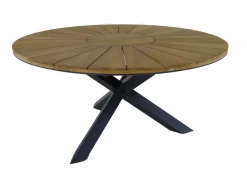 Table ronde Ferrone 150 cm, plateau Teck FSC®