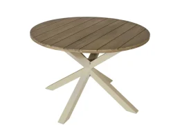 Table ronde Oriane 140 cm, plateau acacia FSC®